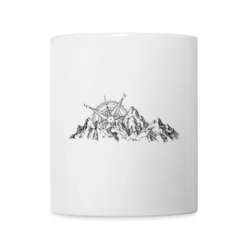 Berge im Freien wilde Natur - Tasse - Weiß - Vorne