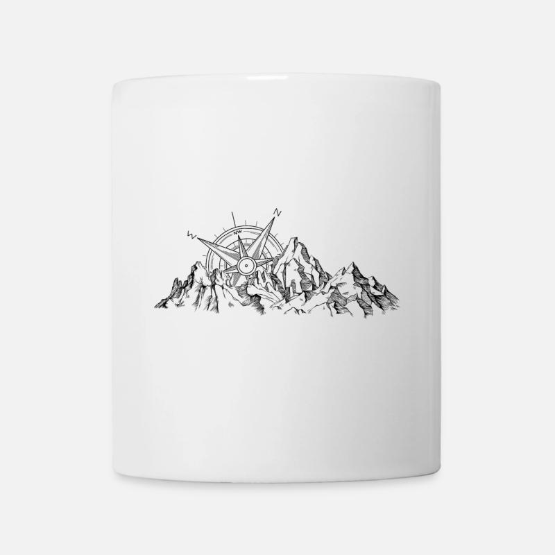 Mountains outdoor wild nature - Mug - white
