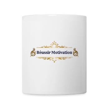 Réussir Motivation - Mug blanc - blanc - Devant