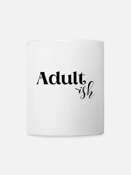 Nicht reif, lustig - Tasse - Weiß