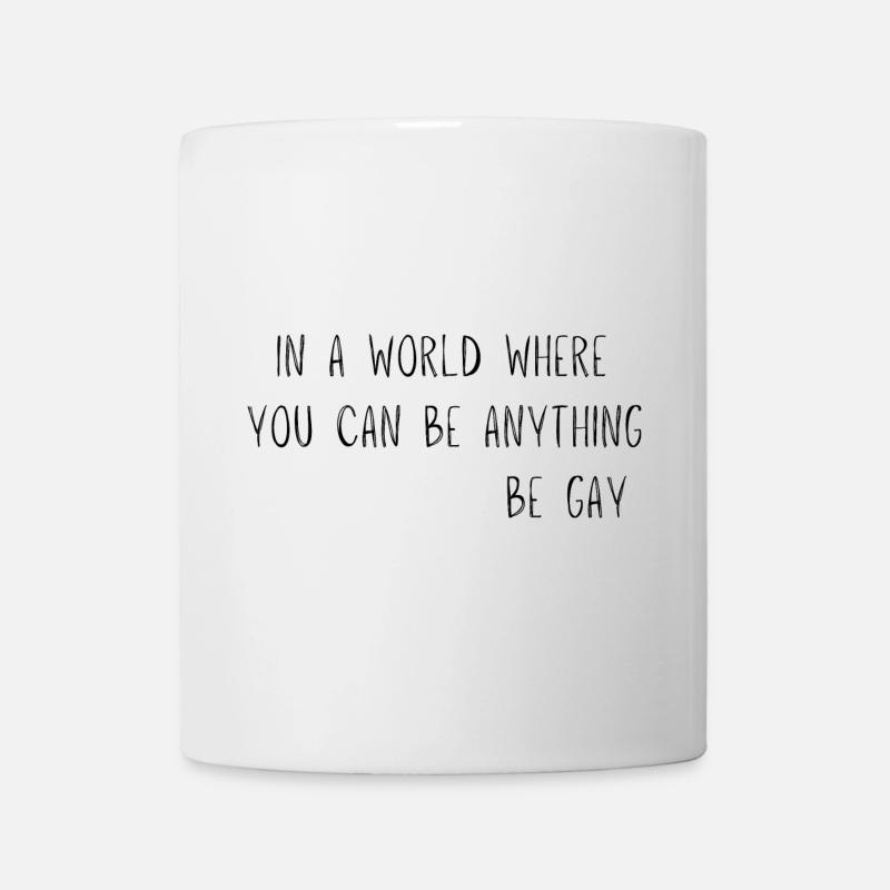Funny design for gay rights - Mug - white