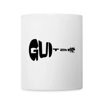 Gitarre in Form einer Gitarre * - Tasse - Weiß - Vorne