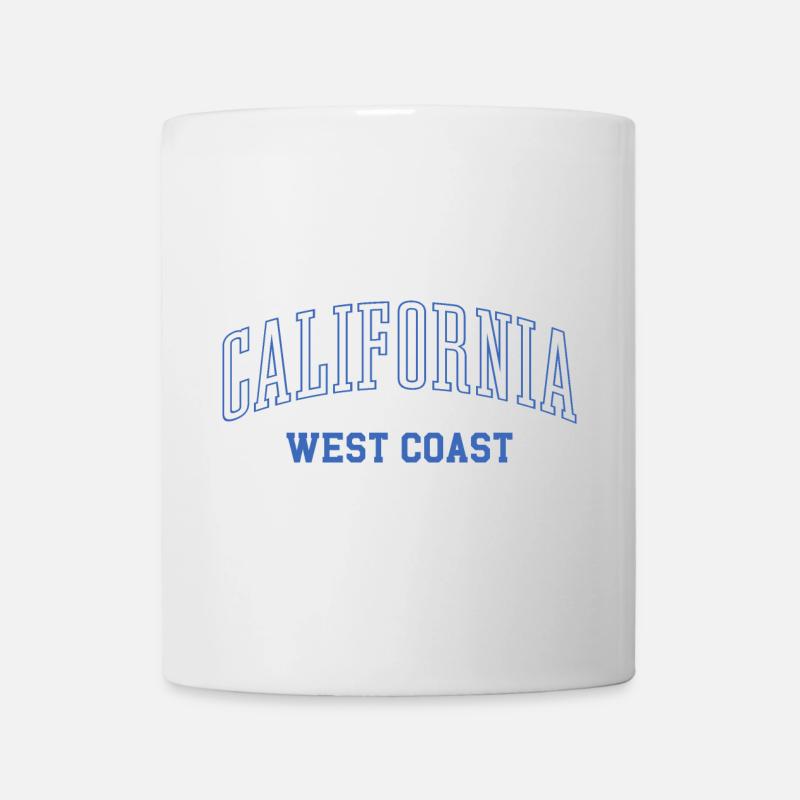 California West Coast Typography Tee - Mug - white