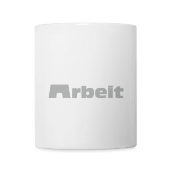 Andi Arbeit - An die Arbeit, Andreas, Andi, Andrea - Tasse - Weiß - Vorne