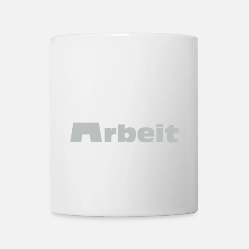 Andi Arbeit - An die Arbeit, Andreas, Andi, Andrea - Tasse - Weiß