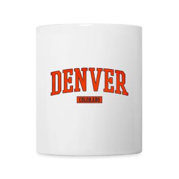 Denver Colorado Arch Emblem - Mug - white - Front