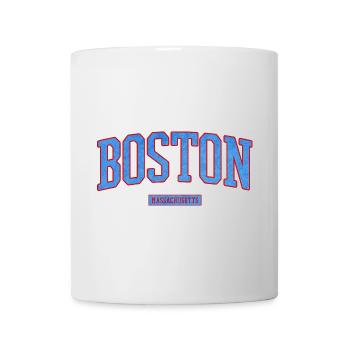 Boston Stadt Pride Emblem - Tasse - Weiß - Vorne