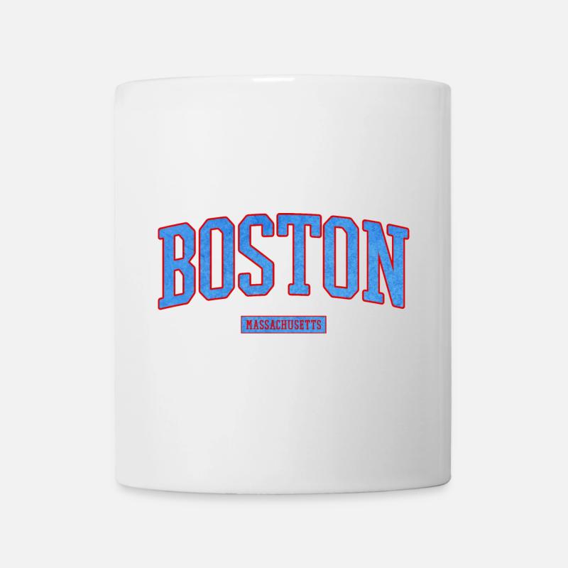 Boston Stadt Pride Emblem - Tasse - Weiß