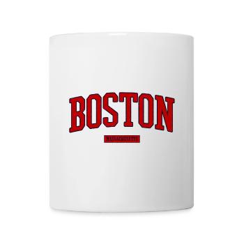 Boston Retro-Logo Massachusetts - Tasse - Weiß - Vorne