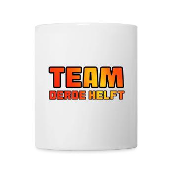 Team dritte Halbzeit. Für echte Fußballfans * - Tasse - Weiß - Vorne