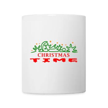 Christmas Time, Christmas, Christmas tree - Mug - white - Front