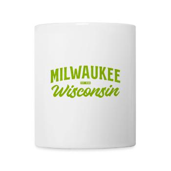 Milwaukee Wisconsin Vintage Script - Mug - white - Front