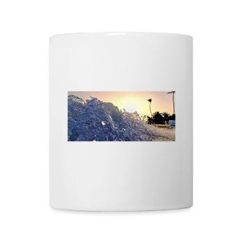 Vague de Plage Nocturne - Mug blanc - blanc - Devant