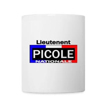 Picole Nationale Lieutenant - Mug blanc - blanc - Devant