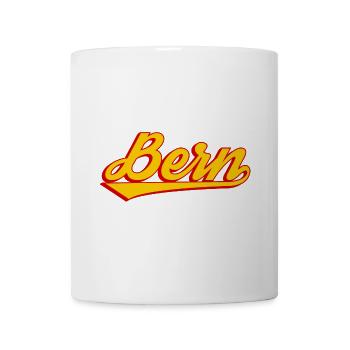 Bern Retro Schriftlogo Druck - Tasse - Weiß - Vorne