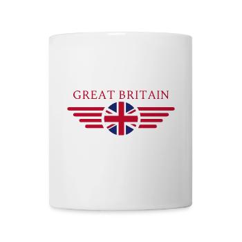 J’aime la Grande-Bretagne Royaume-Uni, T-shirt Style Design - Mug blanc - blanc - Devant