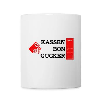 Kassenbongucker - Tasse - Weiß - Vorne