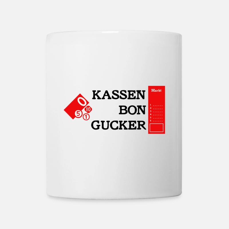 Kassenbongucker - Tasse - Weiß
