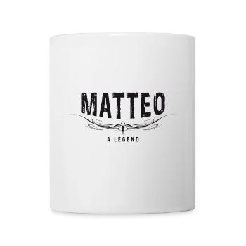MATTEO A LEGEND verziert - Tasse - Weiß - Vorne