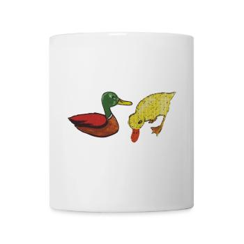 enten freundschaft - Tasse - Weiß - Vorne