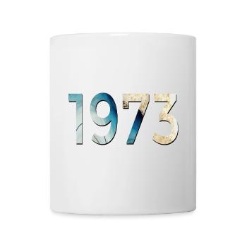 GEBURTSJAHR 1973 - Geburtstag - Tasse - Weiß - Vorne