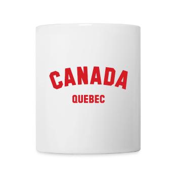 QUEBEC, Canada Kanada - Tasse - Weiß - Vorne