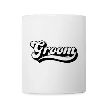 Groom Bachelor Party Men Matching Squad Crew Group - Mug blanc - blanc - Devant