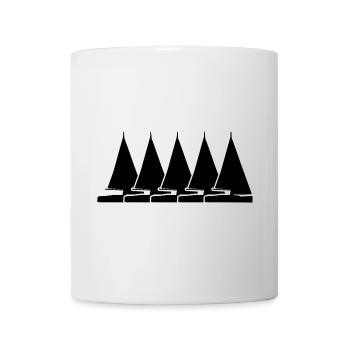 Segelboote - Tasse - Weiß - Vorne