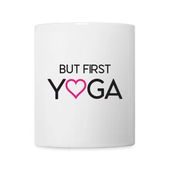 Ok, But First Yoga - Mug - white - Front
