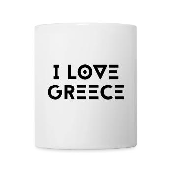 J’AIME LA GRÈCE - Mug blanc - blanc - Devant
