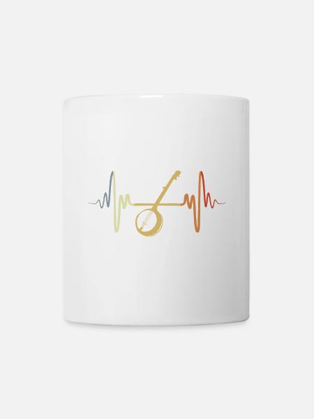 Retro Banjo - Tasse - Weiß