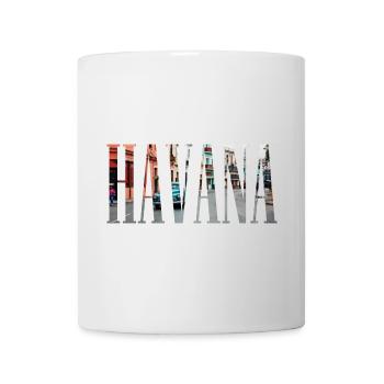 La Havane | La Havane | Cuba | Cuba | Jours fériés | Voiture de collection - Mug blanc - blanc - Devant