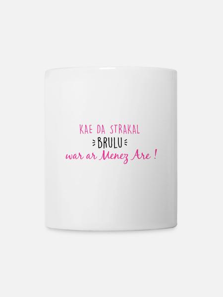Bretagne - Kae da strakal brulu... - Mug blanc - blanc