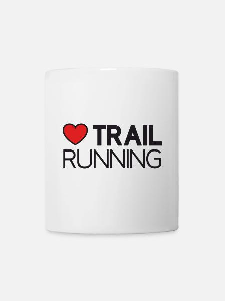 J’adore le trail running - Mug blanc - blanc