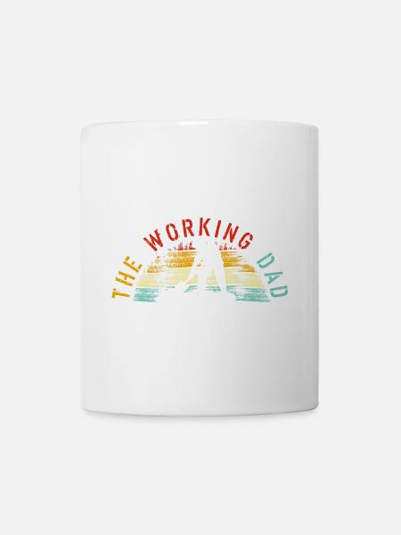 Der Working Dad-Jahrgang - Tasse - Weiß