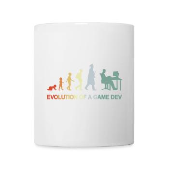 Game Dev Evolution - Tasse - Weiß - Vorne