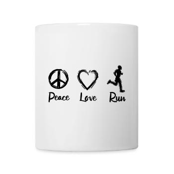 I love running - Mug - white - Front