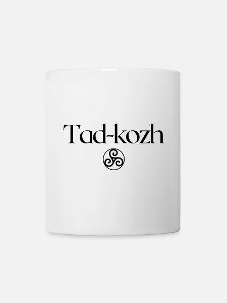 Tad-kozh Triskell Fête Grand-père Breton - Mug blanc - blanc