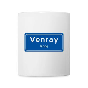 Ortsschild von Venray - Tasse - Weiß - Vorne