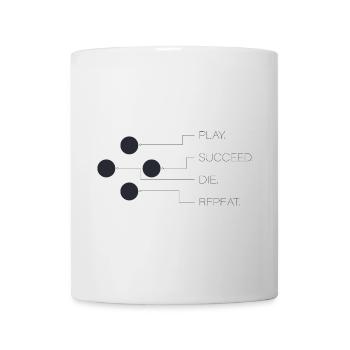 Gaming Geschenk, Gaming T-Shirt, Gaming Konsole - Tasse - Weiß - Vorne