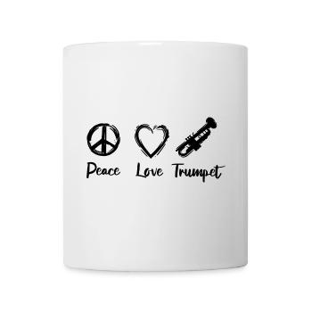 Ich liebe Trompete - Tasse - Weiß - Vorne