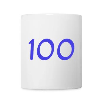 100. 100 YEARS. 100th ANNIVERSARY. 100 BIRTHDAY - Mug - white - Front