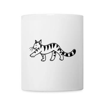 Cartoon Kitten - Mug - white - Front