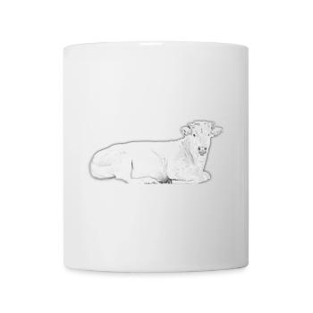 Kuh - Tasse - Weiß - Vorne