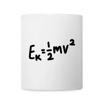 Geometric line art on pastel background - Mug - white - Front