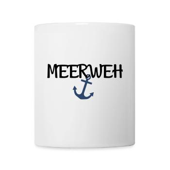 Meerweh Anker Meer  - Tasse - Weiß - Vorne