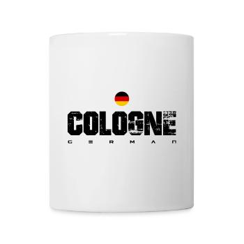 Deutsche Flagge Wappen Kreis - Tasse - Weiß - Vorne