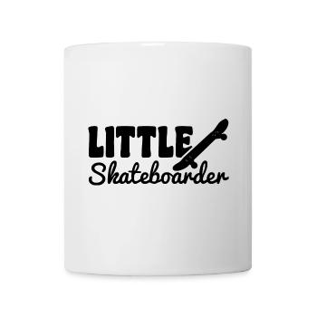 Kleiner Skateboarder - Tasse - Weiß - Vorne