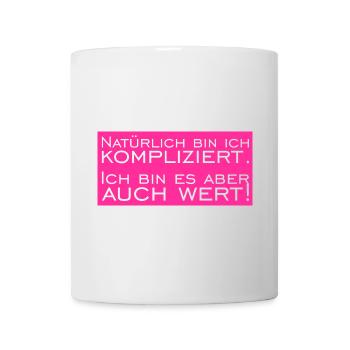 Of course I'm complicated - Mug - white - Front