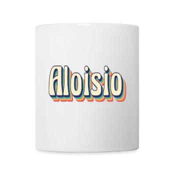 Vintage Retro Aloisio T-Shirt Geschenk T-Shirt - Tasse - Weiß - Vorne